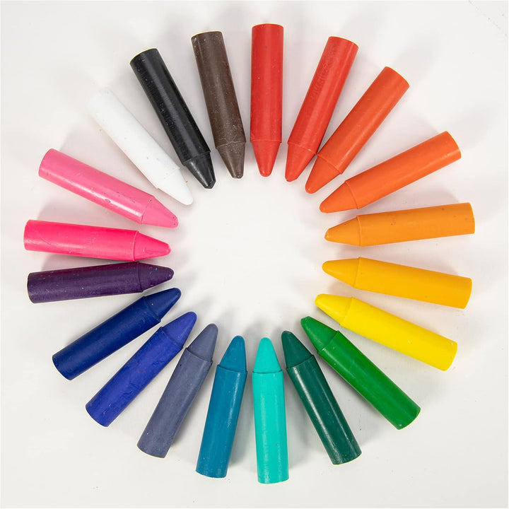 Galt Toys Chunky Crayons - 20 Piece Set, Easy to Hold Crayons for Kids Ages 3+