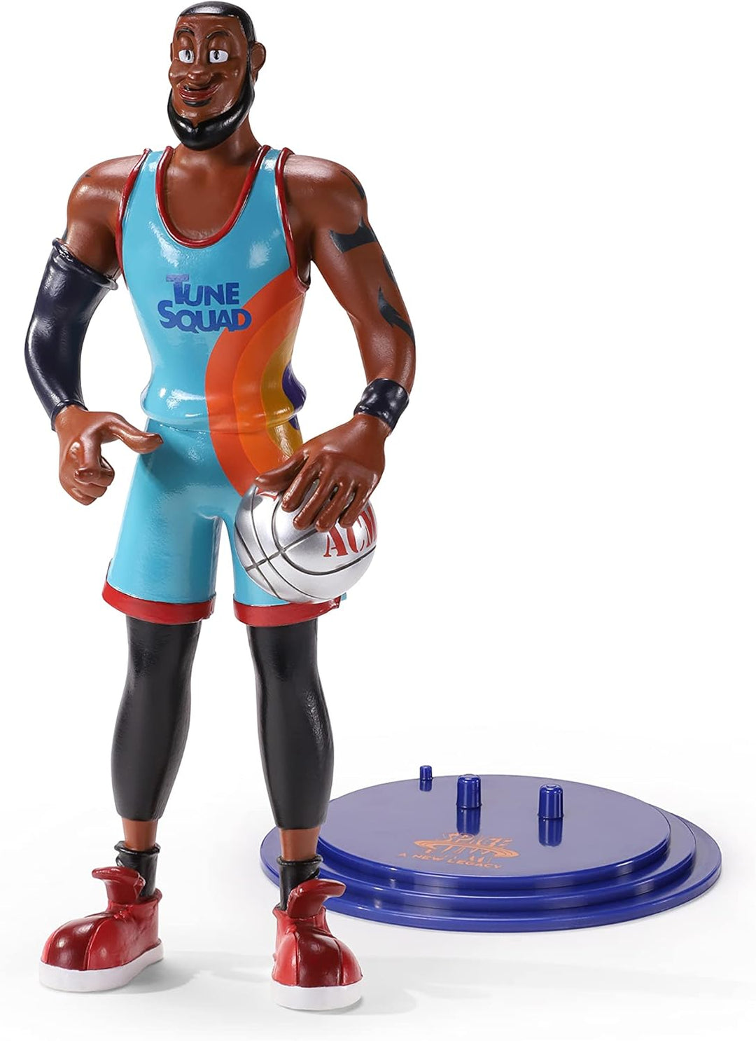 The Noble Collection Space Jam 2: A New Legacy Bendyfigs - LeBron James Poseable Figure (NN9586)