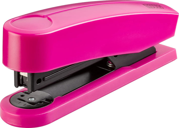 Novus B 2-Table Office Stapler, 25-Sheet Capacity, 65mm, Happy Pink