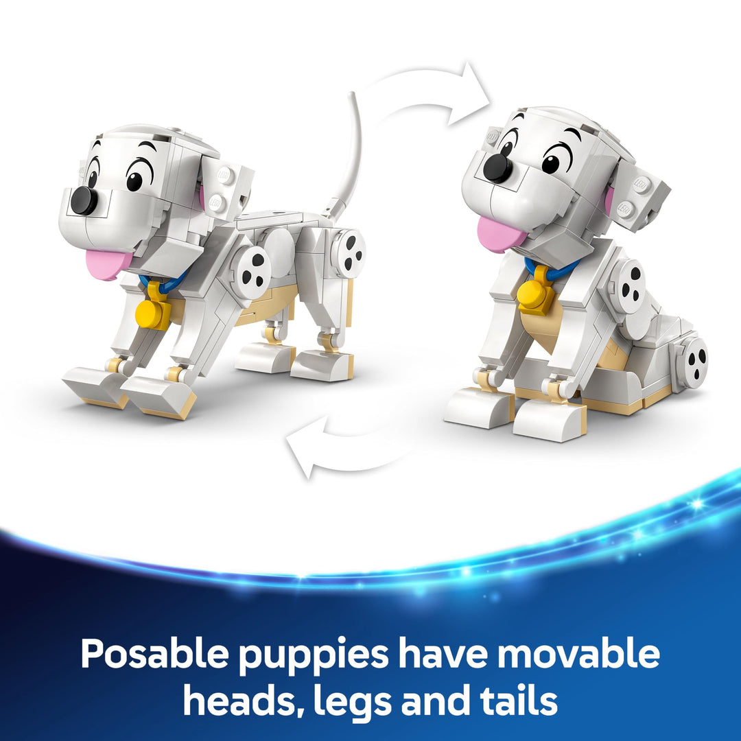 LEGO ǀ Disney Lucky & Penny 101 Dalmatians Puppies Building Toy - Play & Display for Ages 6+