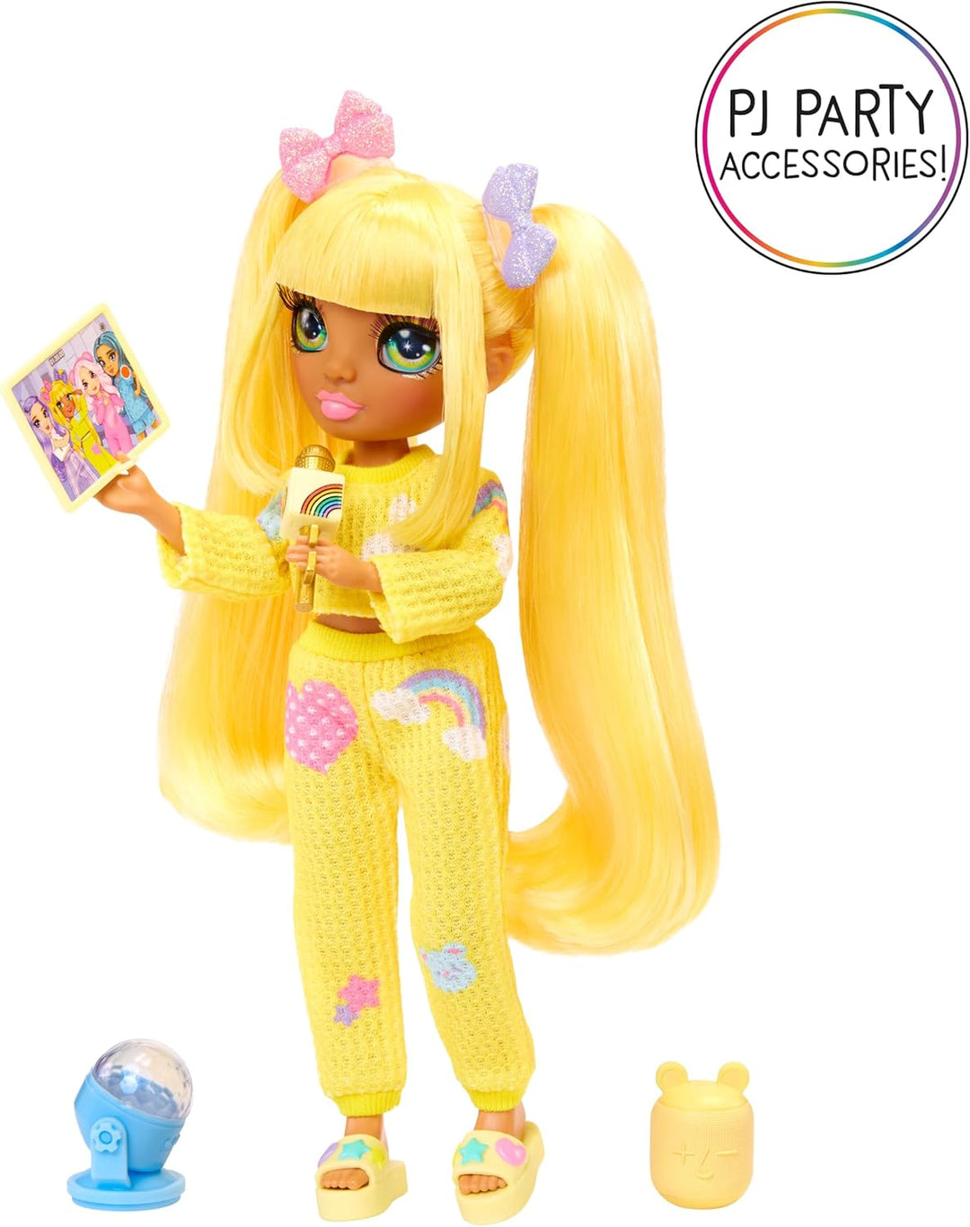 Rainbow High Junior High Sunny PJ Party Posable Doll (503682)