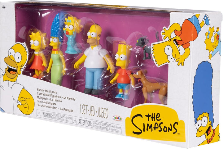 The Simpsons 2.5" Action Figure Scaled Multipack - Family Set with Pets for Ages 4+