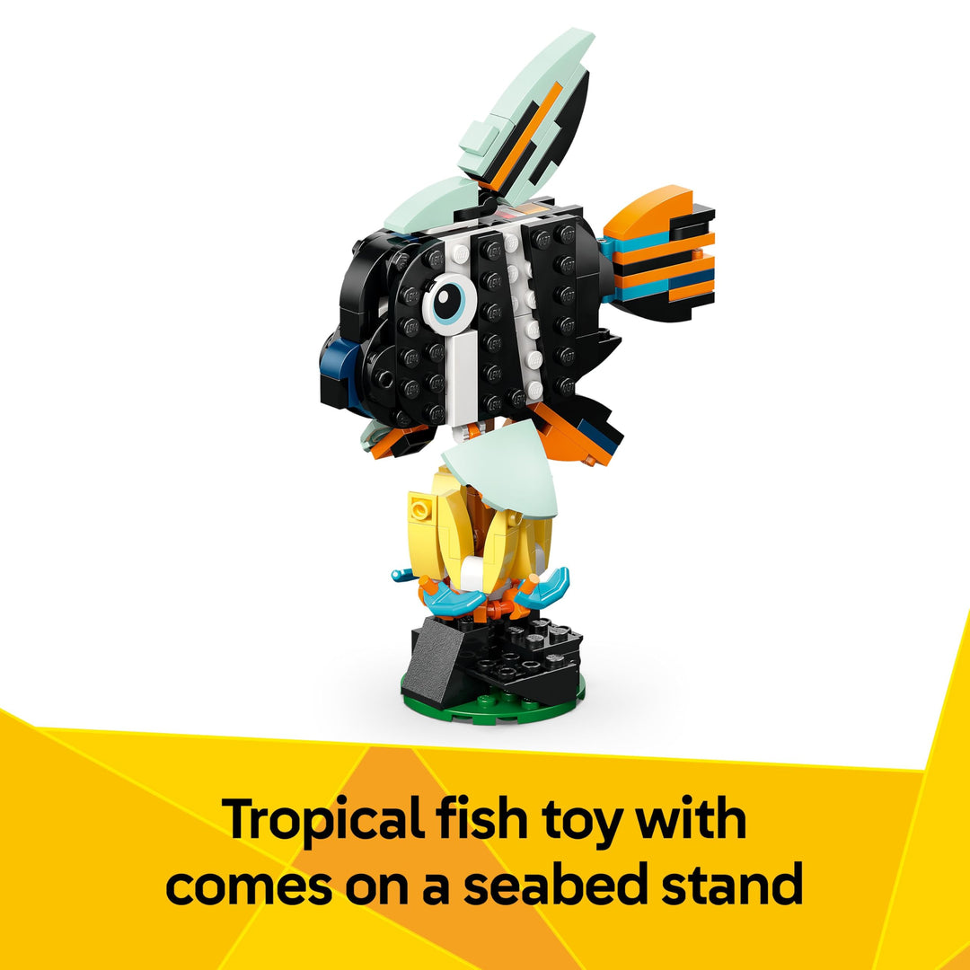 LEGO Creator 3in1 Wild Animals: Tropical Toucan with Flower Building Set - 225 Pieces