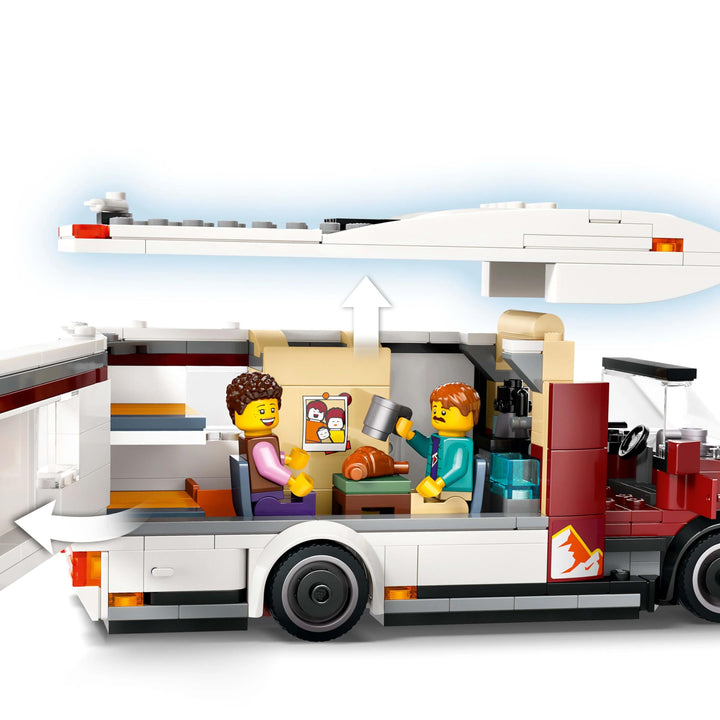 LEGO City Holiday Adventure Camper Van Toy - Building Set for 6+ Year Olds