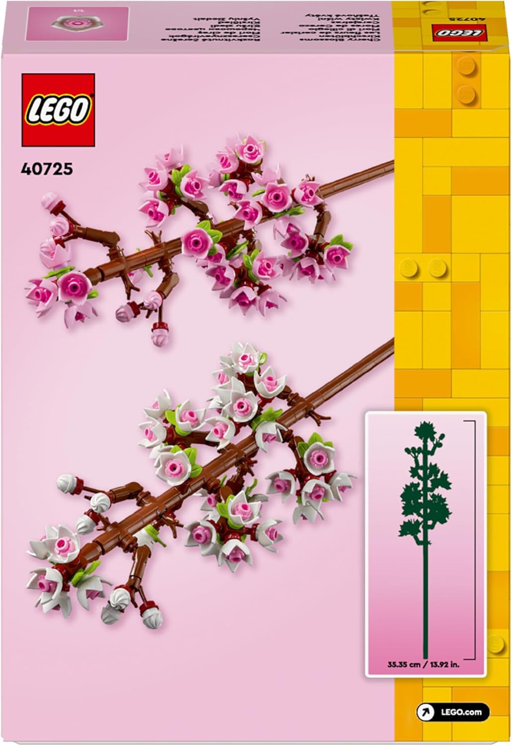 LEGO Cherry Blossoms Building Set 40725 - Spring Flower Craft Kit