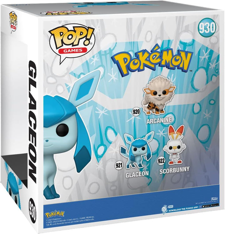 Funko Pop! Pokemon - Glaceon Jumbo Vinyl Figure (Model Number: 12345)