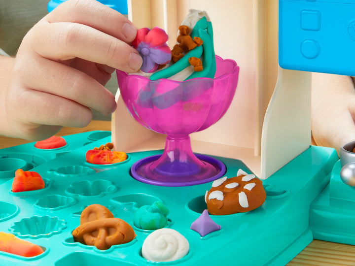 Play-Doh Rainbow Swirl Ice Cream Playset - Creative Arts & Crafts Toy for Kids 3+