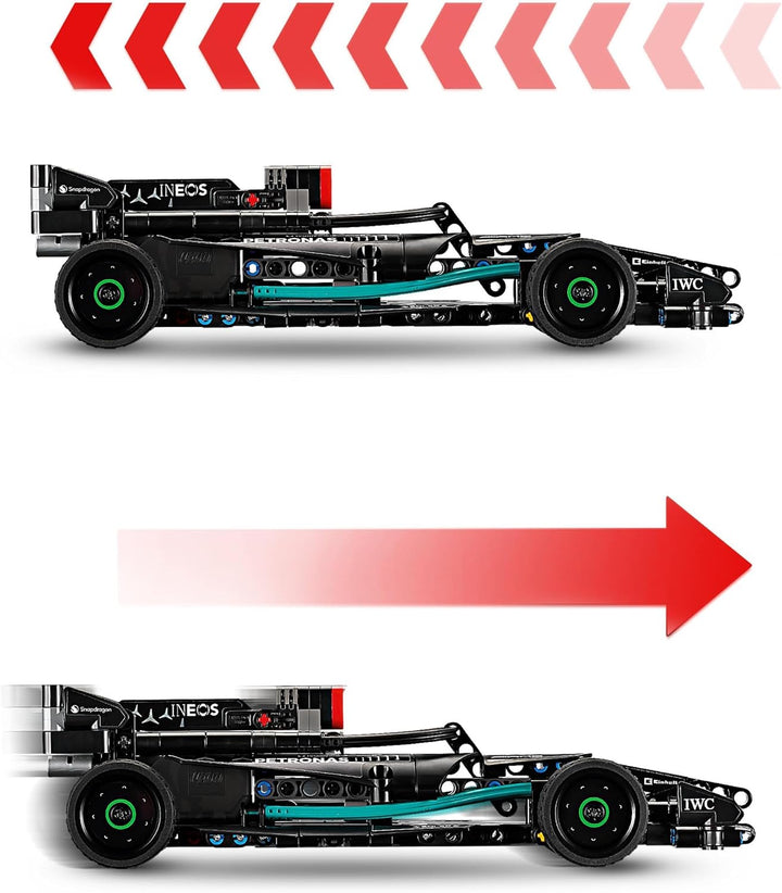 LEGO Technic Mercedes-AMG F1 W14 E Performance Pull-Back Race Car Toy - Building Set for Kids 7+