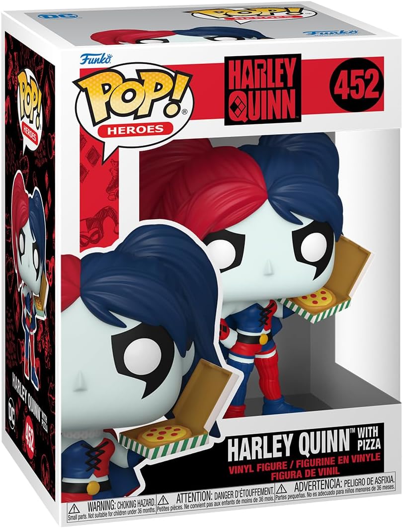 Funko Pop! Heroes DC - Harley Quinn With Pizza Vinyl Figure (30th Anniversary Edition)