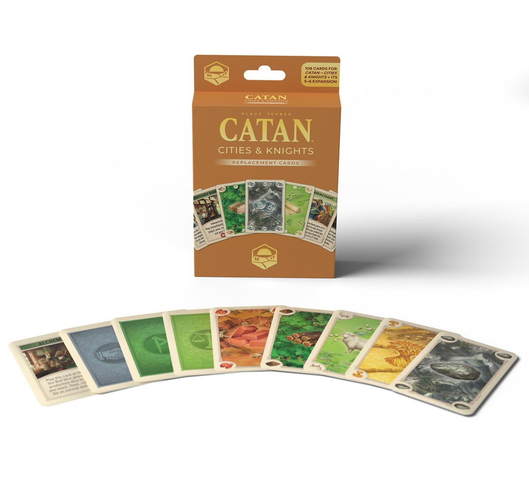 CATAN Cities & Knights Card Accessory (6th Edition) Complete Replacement Se