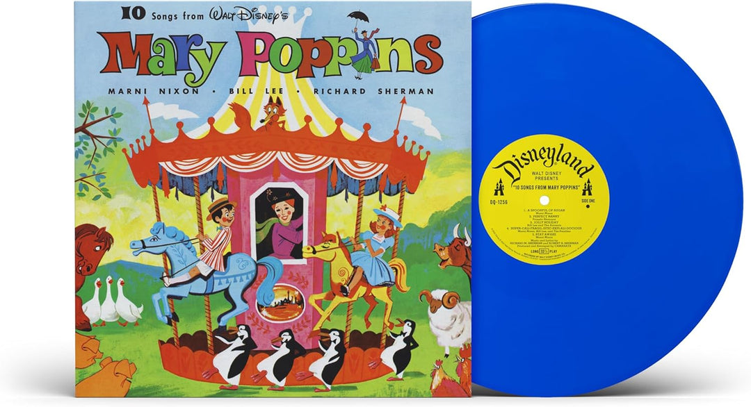 Walt Disney Mary Poppins Original Soundtrack - 10 Songs from Mary Poppins Vinyl Record (1964)