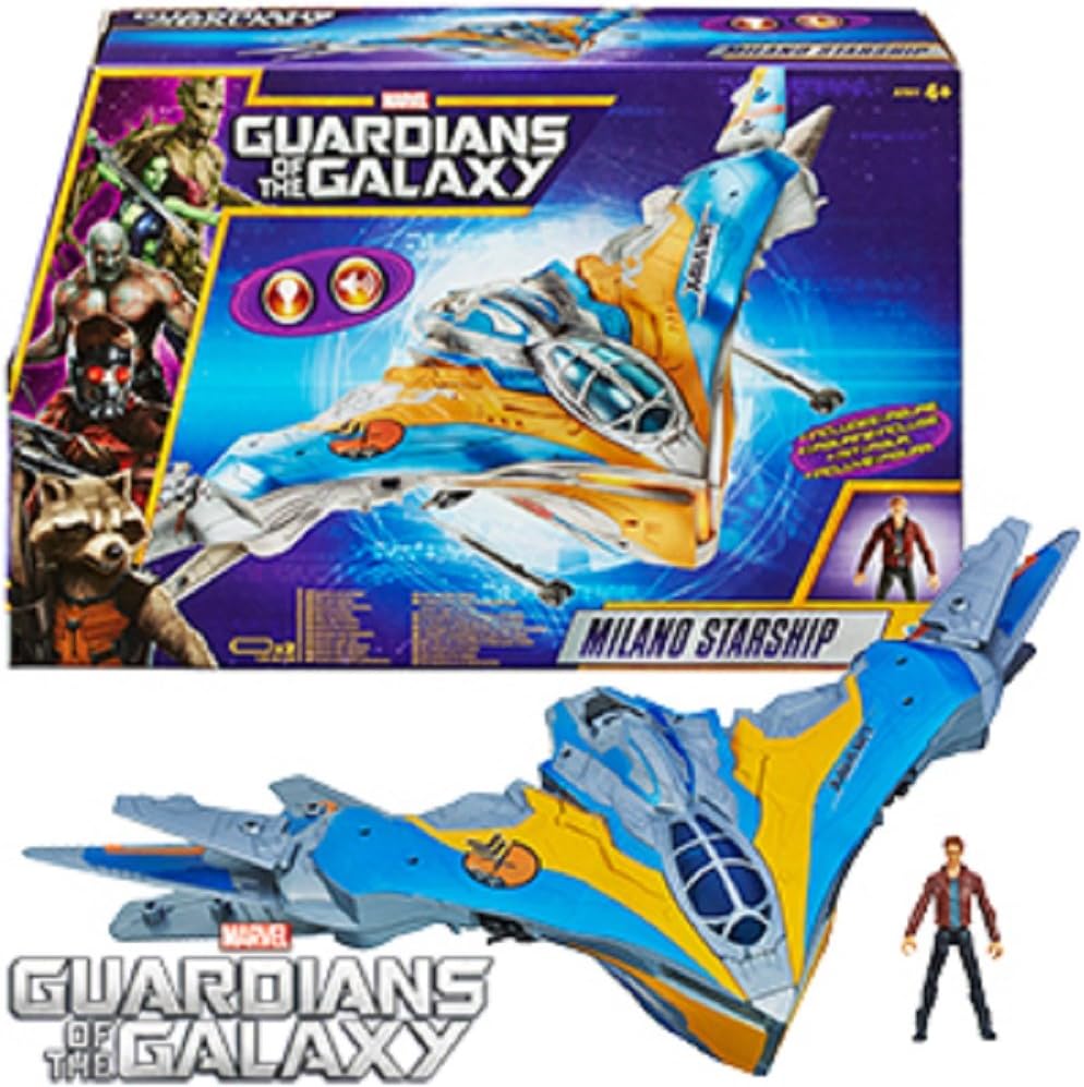 Guardians of the Galaxy Milano Starship Vehicle with Lights, Sounds & Missiles - Ages 4+