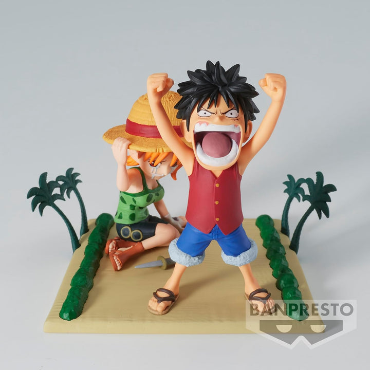 Banpresto - One Piece - Log Stories - Luffy & Nami, Bandai Spirits World Collect