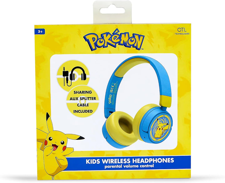 OTL Technologies Pokemon Pikachu Kids Wireless Headphones - Blue (PK0980)