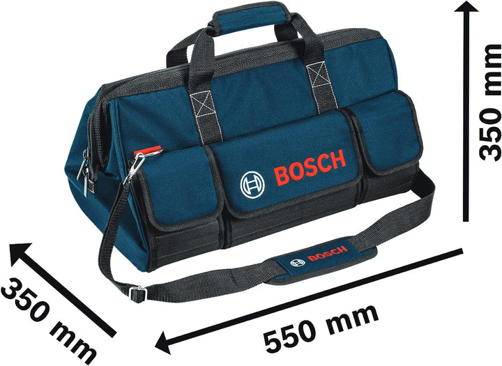 Bosch 1600A003BK LBAGPlus Large Heavy Duty Tool Bag - Navy Blue