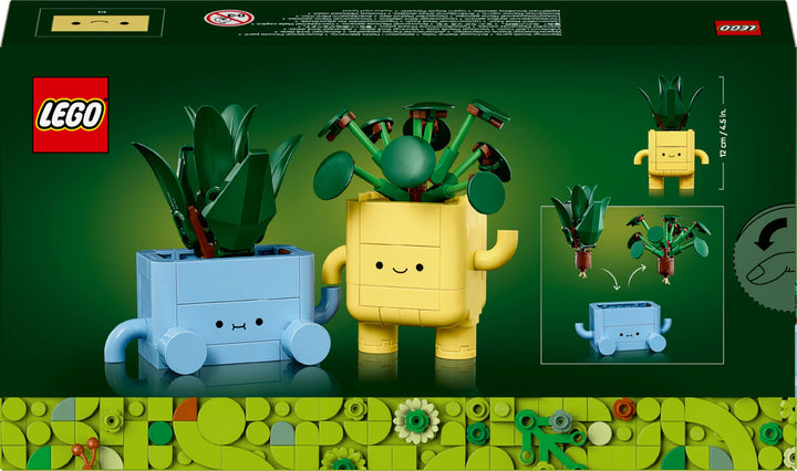 LEGO Botanicals Happy Plants Building Set - 217-Piece Craft Kit for Kids 9+