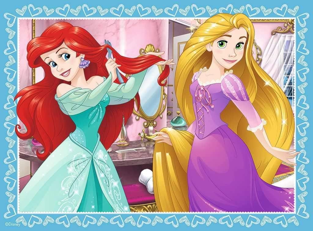 Ravensburger Disney Princess 4-in-1 Puzzle Set - 12, 16, 20, 24 Piece Jigsaw Puzzles for Kids 3 Years and Up