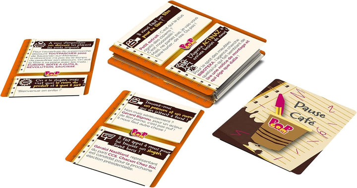 Ludonaute Pop Com - Hillarious Party Game, 364 Challenges to Become Advertising (LUDO-POPCOM)