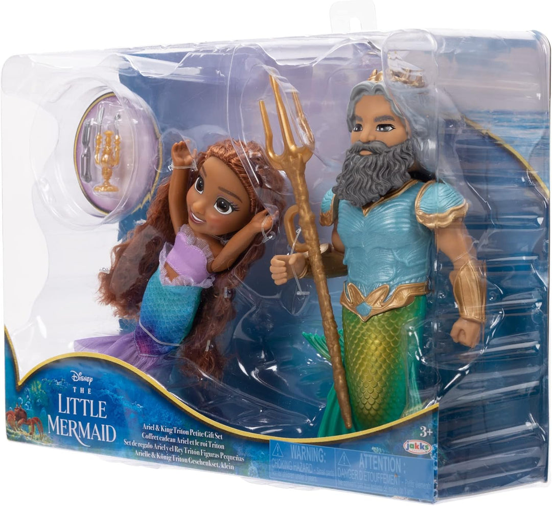 Disney The Little Mermaid Ariel and King Triton Doll Gift Set (227361)