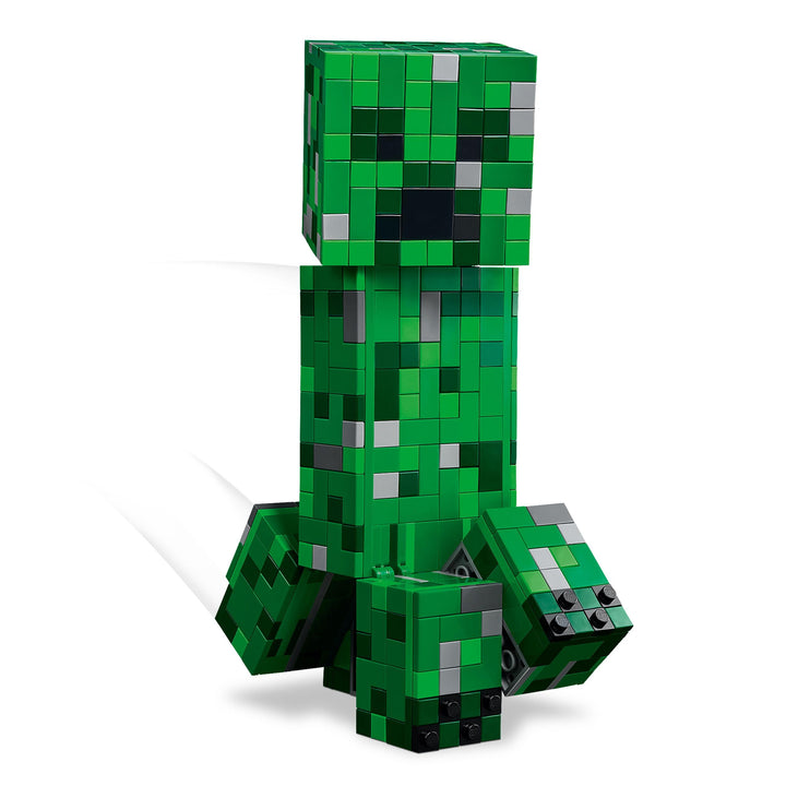 LEGO Minecraft The Creeper Toy - 665-Piece Buildable Posable Figure with Hidden Compartment