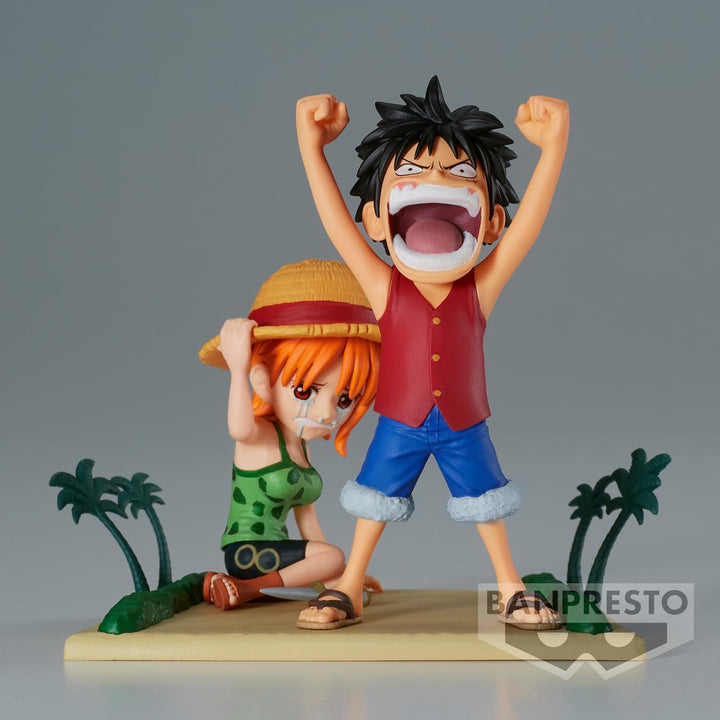 Banpresto - One Piece - Log Stories - Luffy & Nami, Bandai Spirits World Collect