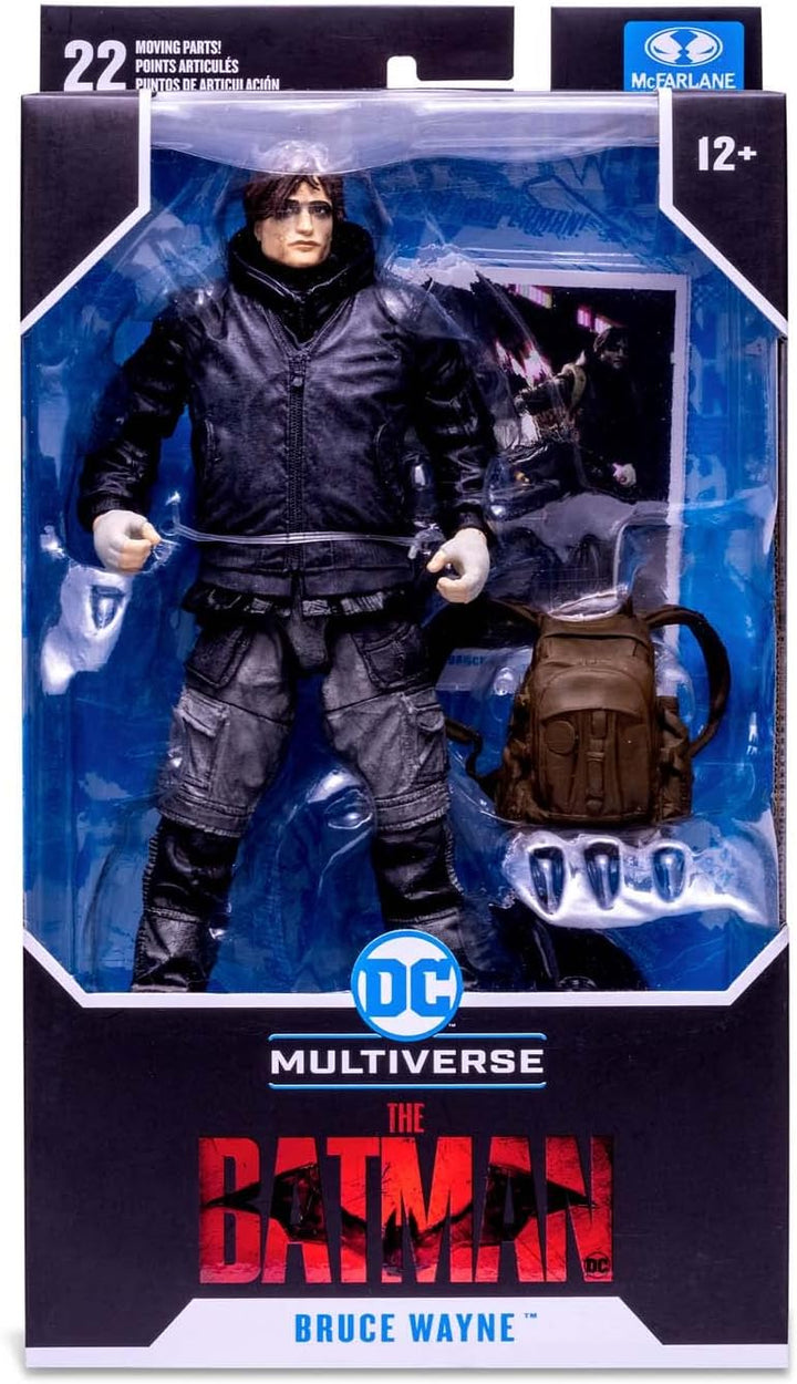 McFarlane DC Multiverse The Batman Movie - Bruce Wayne (Drifter Unmasked) 7-Inch Action Figure (15104)