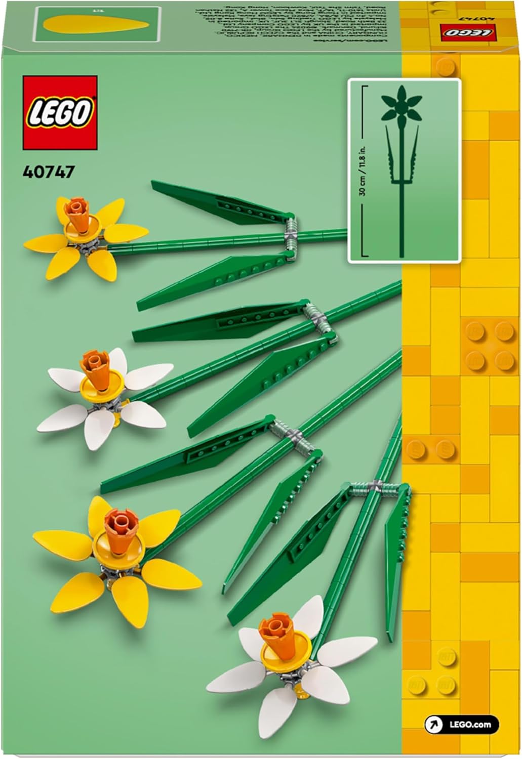 LEGO Creator Daffodils Artificial Flower Set 40747