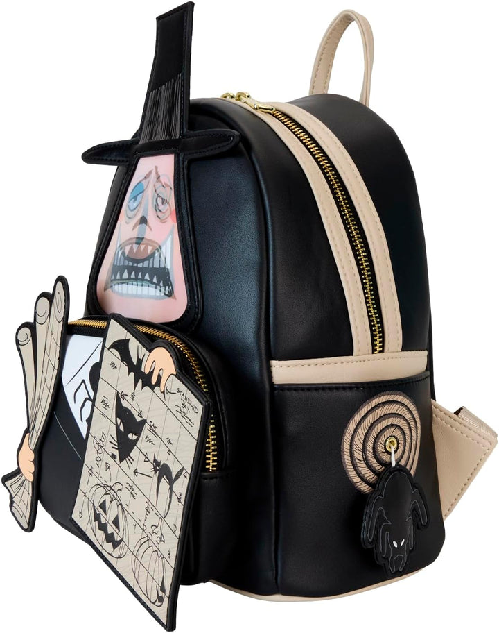 Loungefly Disney Nightmare Before Christmas Mayor with Plans Lenticular Mini Backpack (Model Number: N/A)