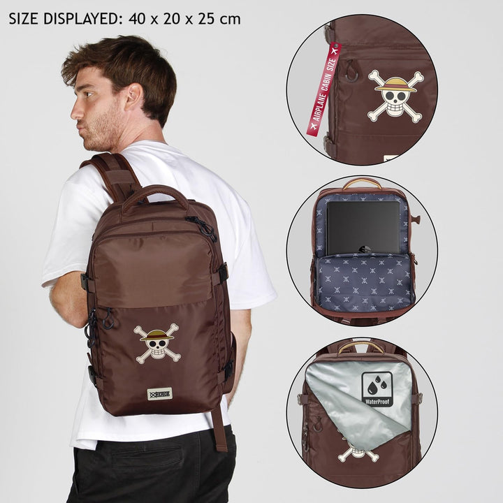 One Piece Skull Large Travel Backpack (07956)