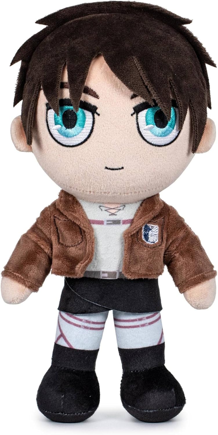 Play by Play Attack on Titan Eren Plush Toy - Anime Collectible for Fans 15 Months and Up