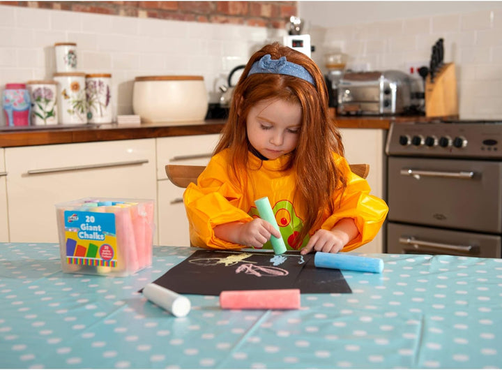Galt Toys 20 Giant Chalks - Washable & Durable Kids Art Set for Ages 3+