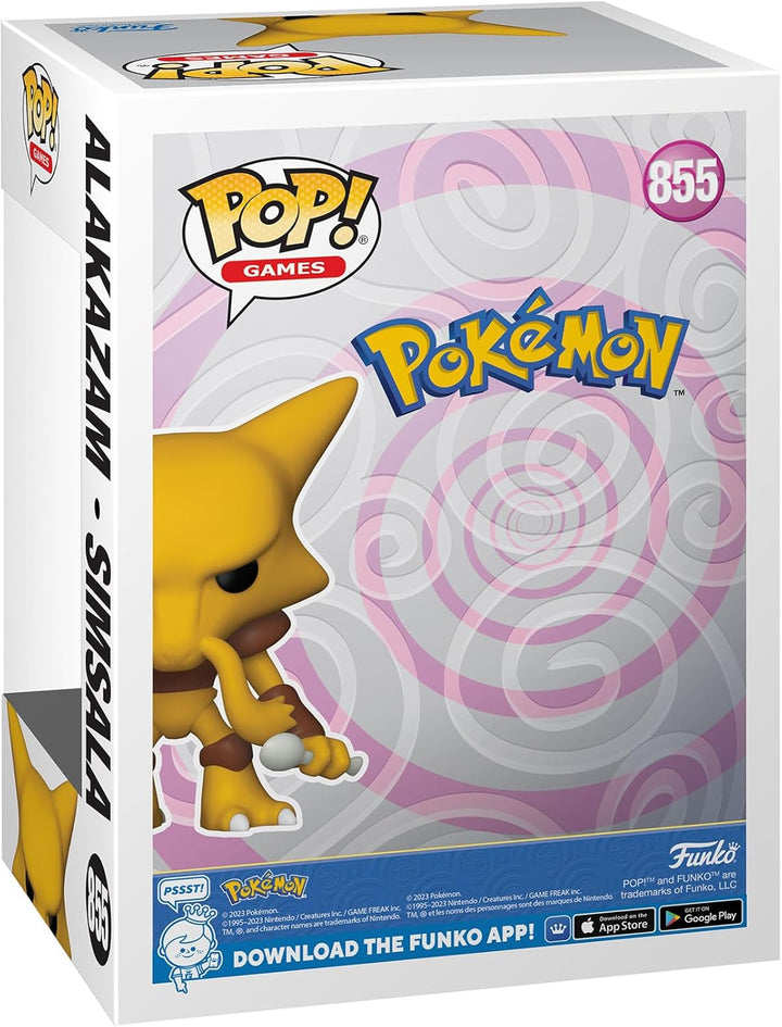 Funko POP! Games Pokémon - Abra & Alakazam Vinyl Figure (74216)