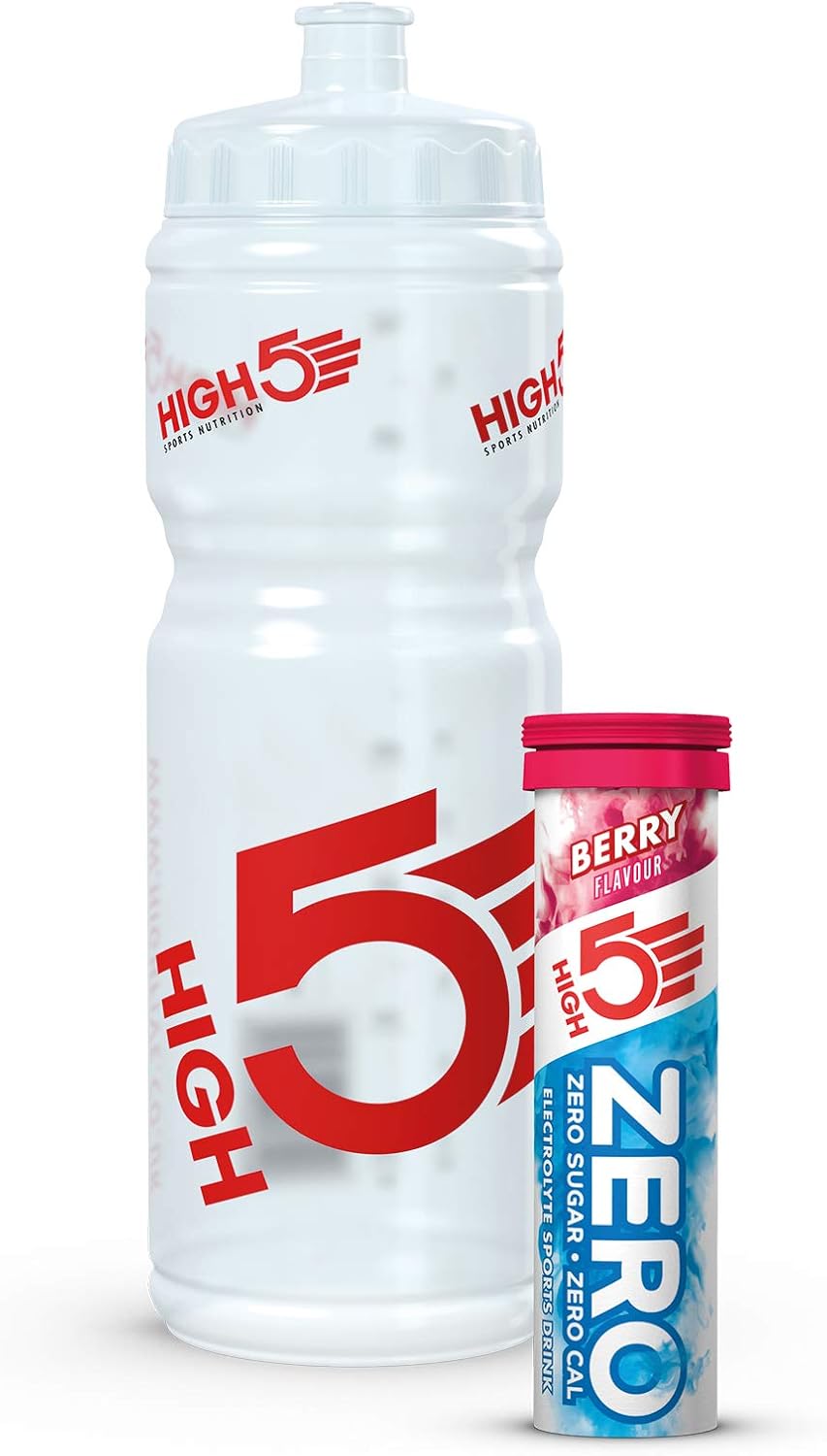 HIGH5 - Hydration Starter Kit (750ml Bottle & ZERO 10 Tab Berry Hydration Table)