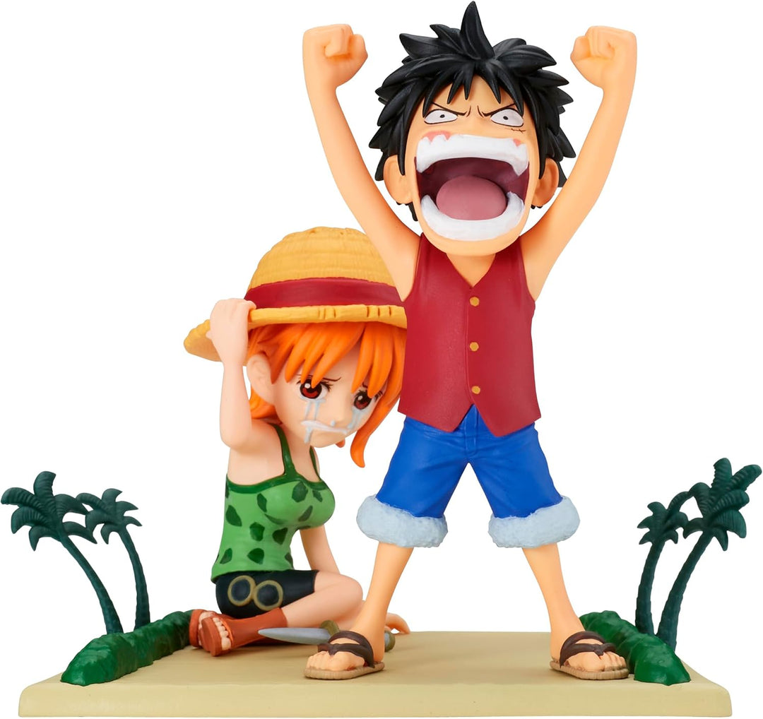 Banpresto - One Piece - Log Stories - Luffy & Nami, Bandai Spirits World Collect