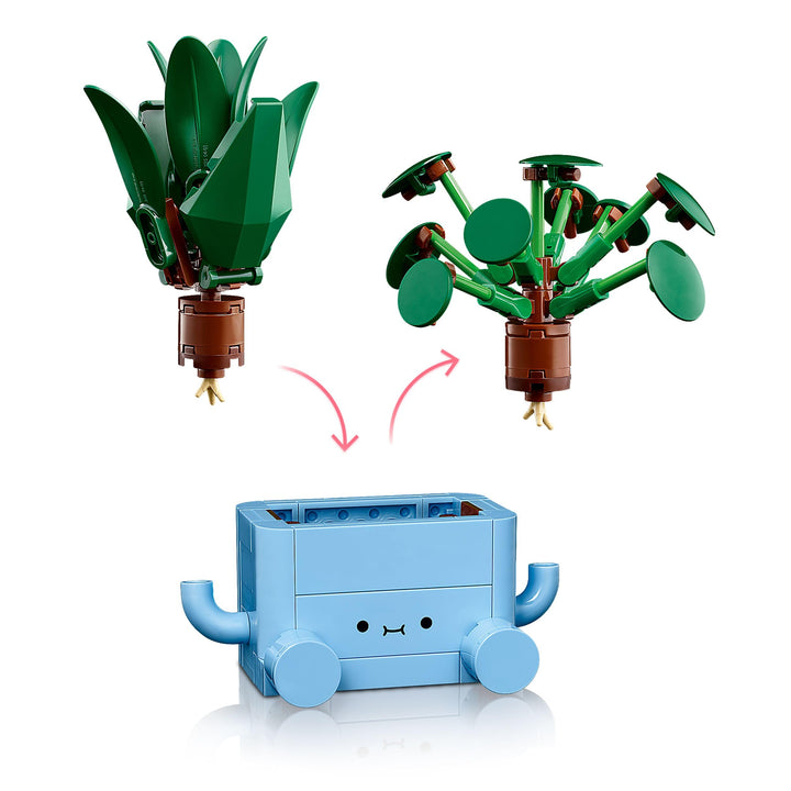 LEGO Botanicals Happy Plants Building Set - 217-Piece Craft Kit for Kids 9+