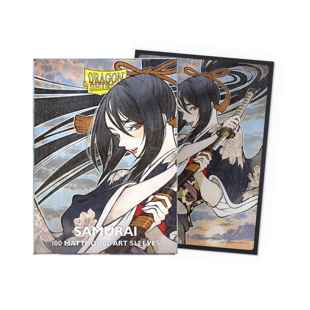 Dragon Shield Sleeves: Standard Matte Dual Art - Samurai 100ct