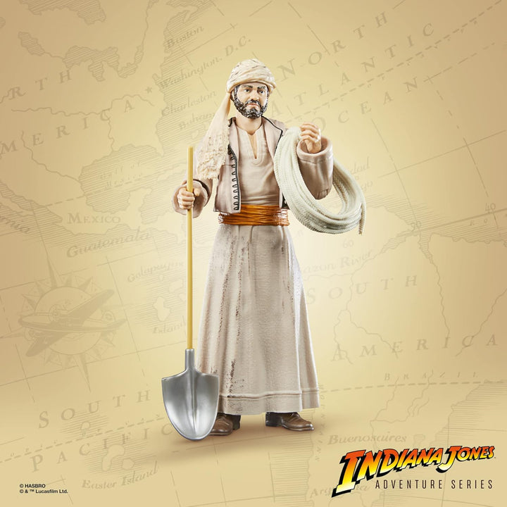 Hasbro Indiana Jones Adventure Series Raiders of the Lost Ark - Sallah 6-Inch Action Figure (F6063)