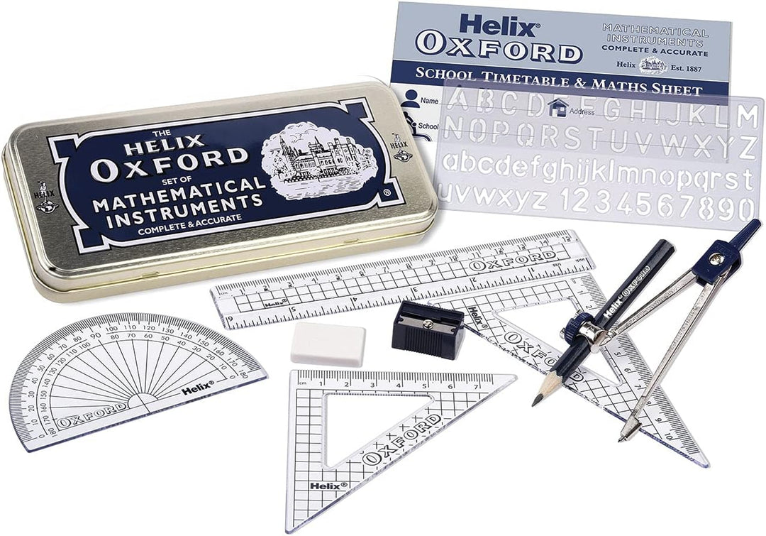 Helix Oxford Complete Back to School Stationery Set, Oxford Blue