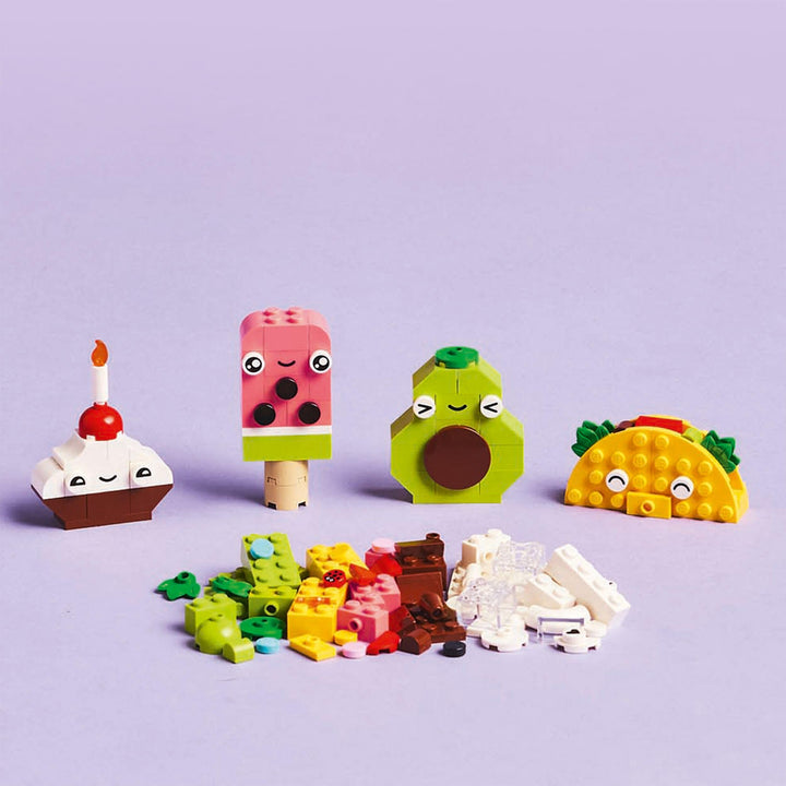 LEGO Classic Creative Food Friends Playset - Building Toy for 4+ Year Olds