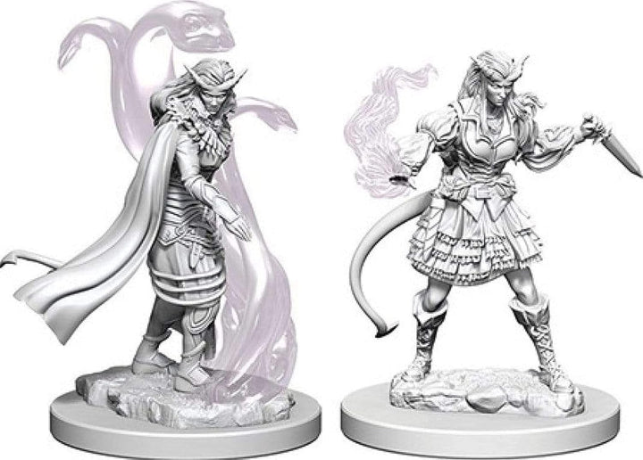 WizKids Dungeons & Dragons Tiefling Female Sorcerer Unpainted Miniatures (WK73202)