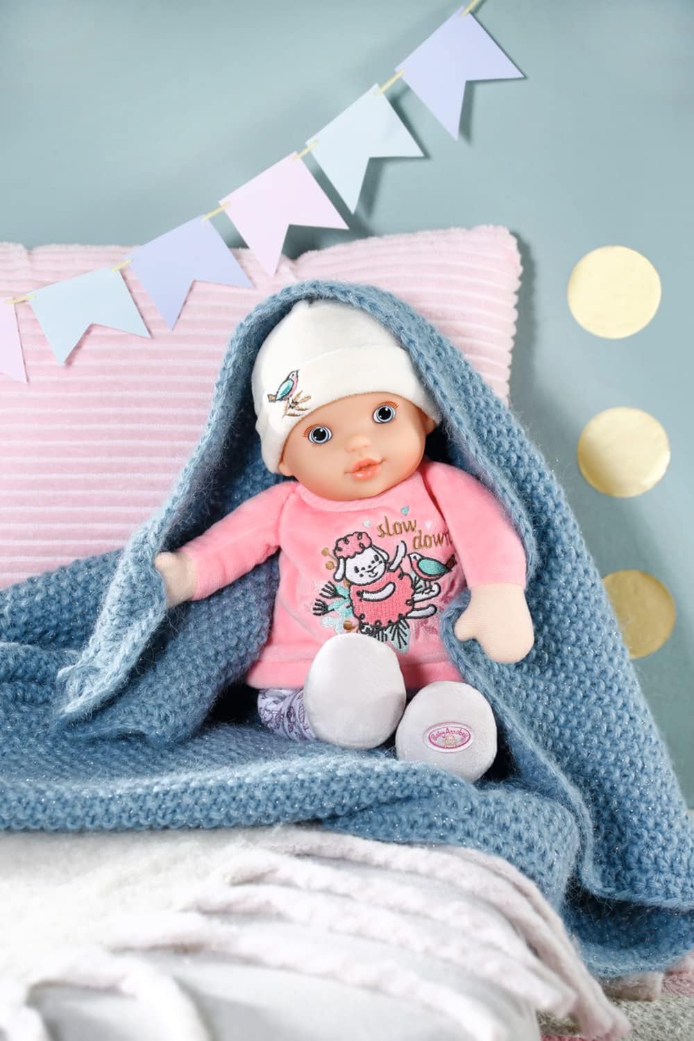 Baby Annabell Sweetie 30cm Soft-Bodied Doll with Rattle - For Babies 0-12 Months