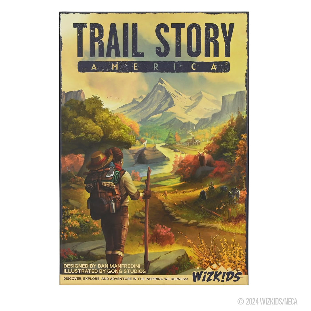 Trail Story: America - WizKids Board Game for Strategy and Adventure Enthusiasts