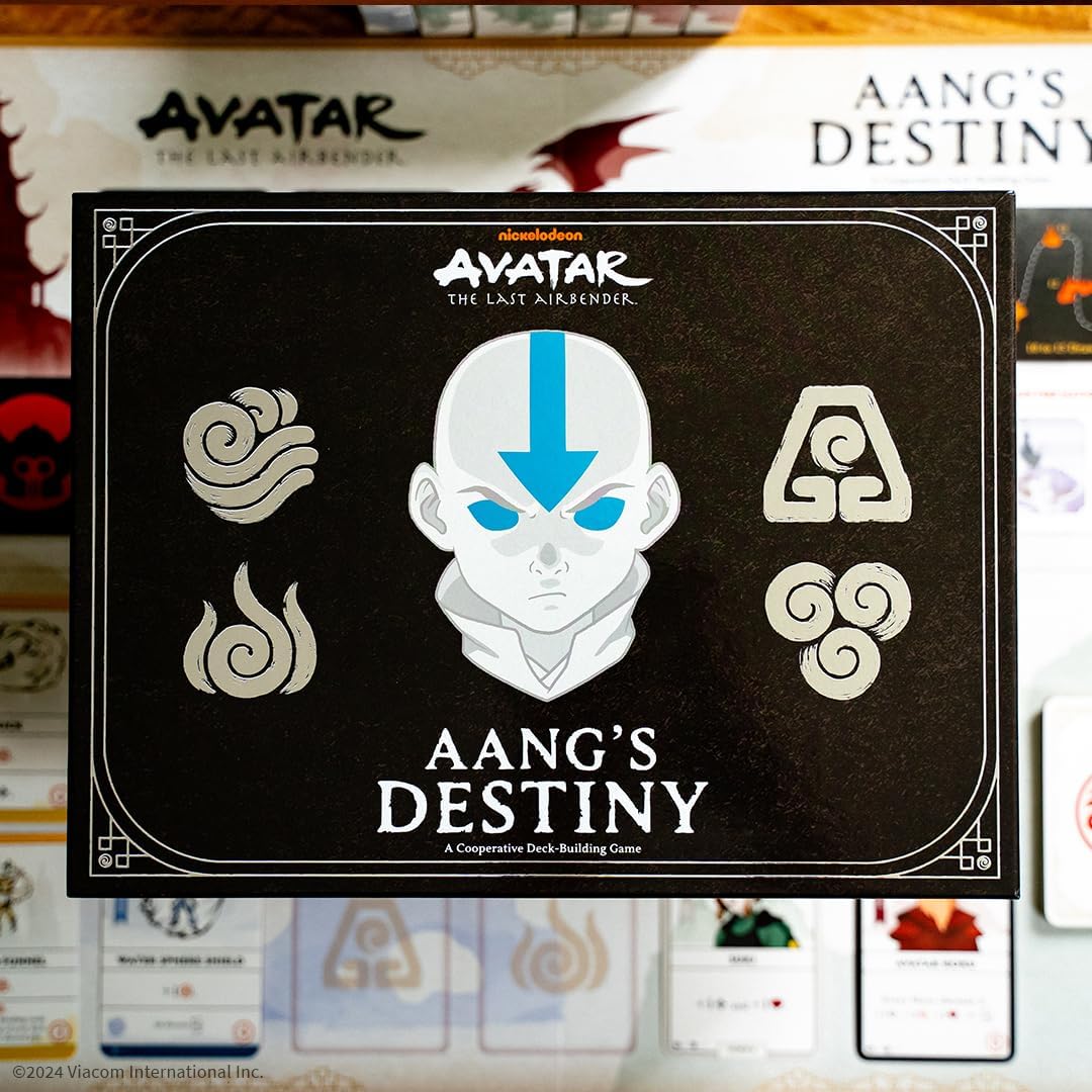 USAopoly Avatar The Last Airbender: Aang's Destiny Cooperative Deck-Building Game (DB096-653-002400-04)