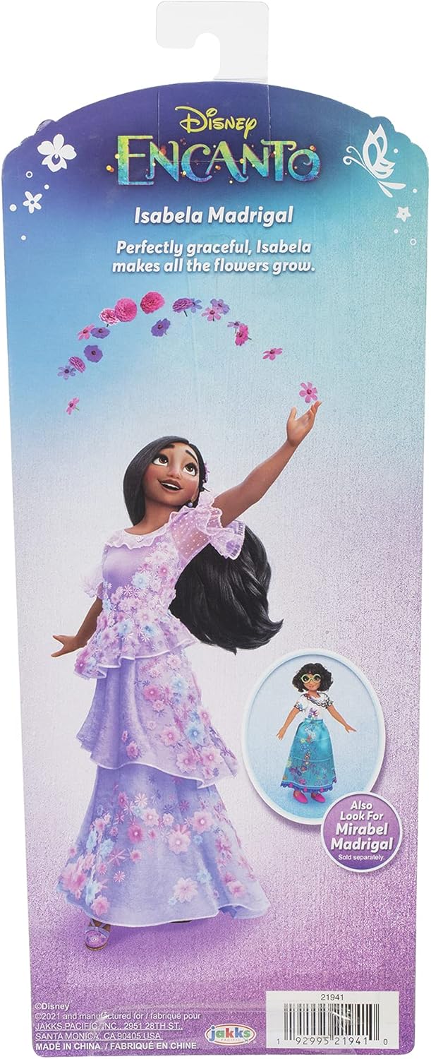 Disney Encanto Isabela Madrigal Fashion Doll with Signature Outfit and Accessories (219414)