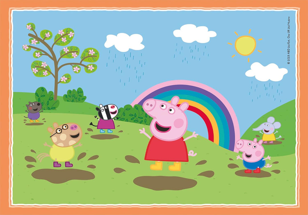 Clementoni Peppa Pig 4-in-1 Jigsaw Puzzle Set (21516)