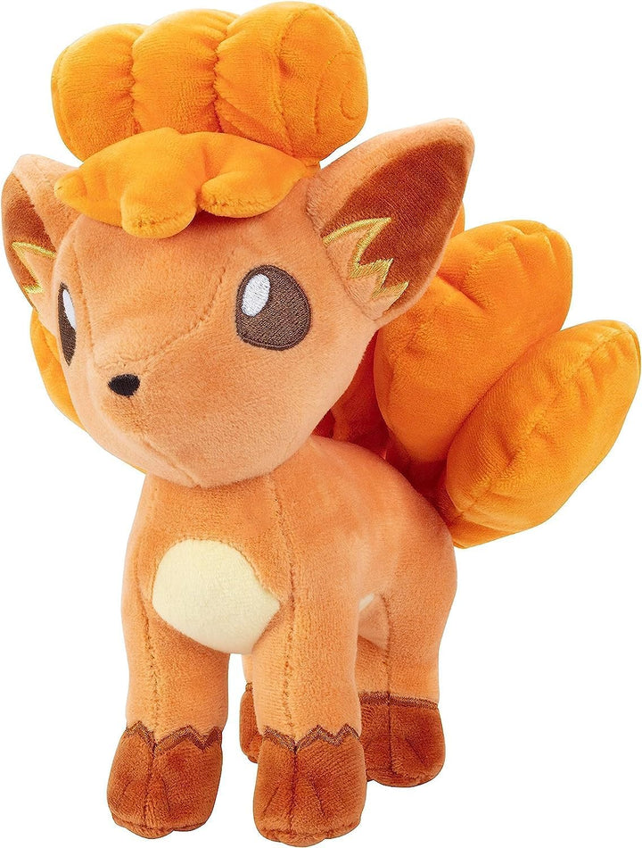 Pokémon Vulpix 8-Inch Plush - Authentic Fire-Type Pokémon Plush for Kids Ages 2+