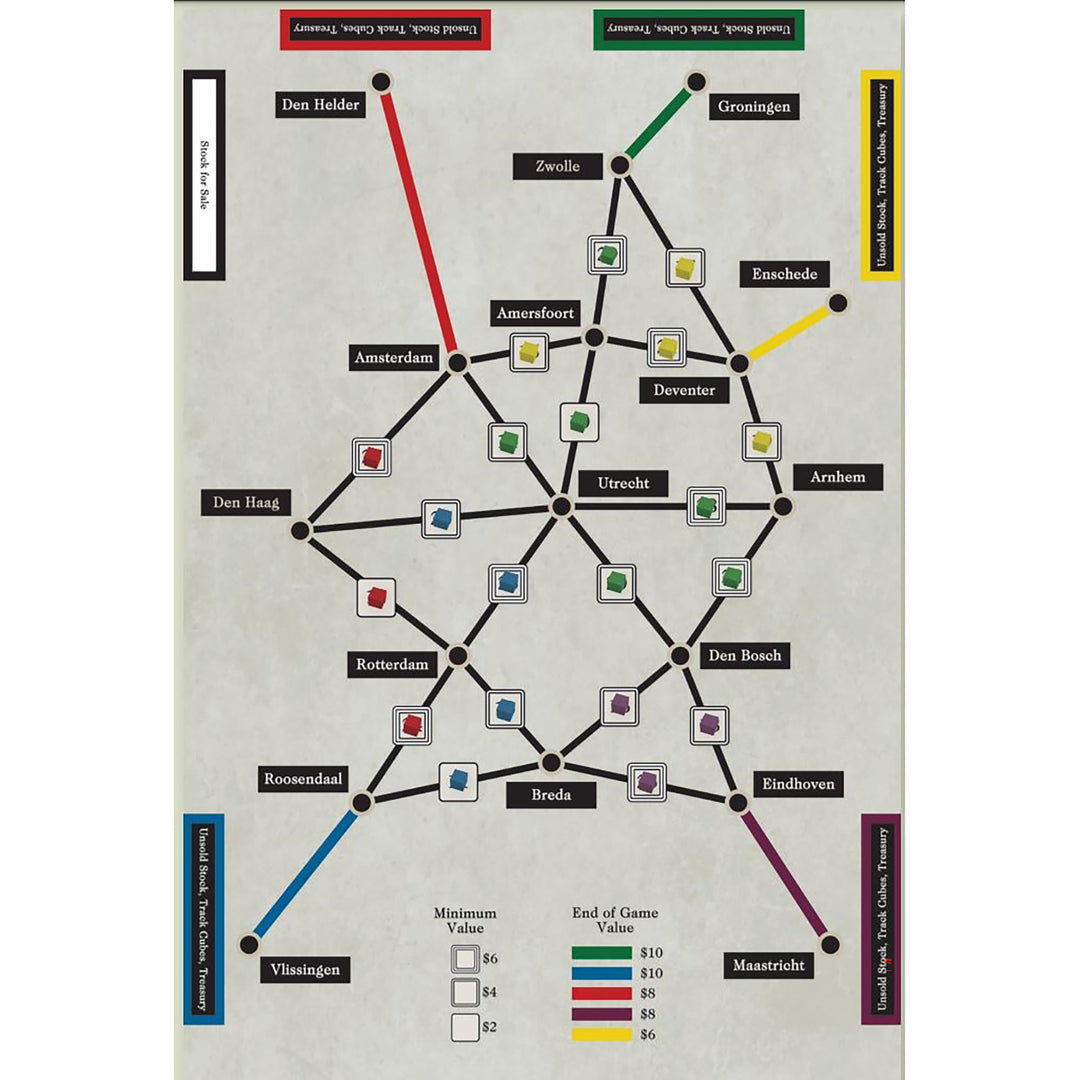 Rio Grande Games Dutch Intercity Strategy Board Game (RIO664)
