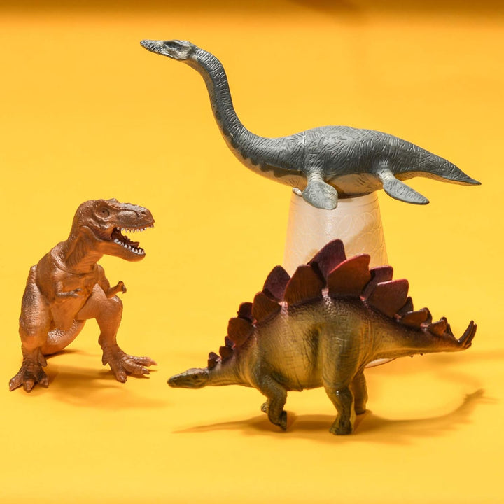 Prextex Realistic 10-inch Dinosaur Figures - 12-Pack Assorted Dinos for Kids Ages 3+ (YOUXIN TOYS FACTORY)