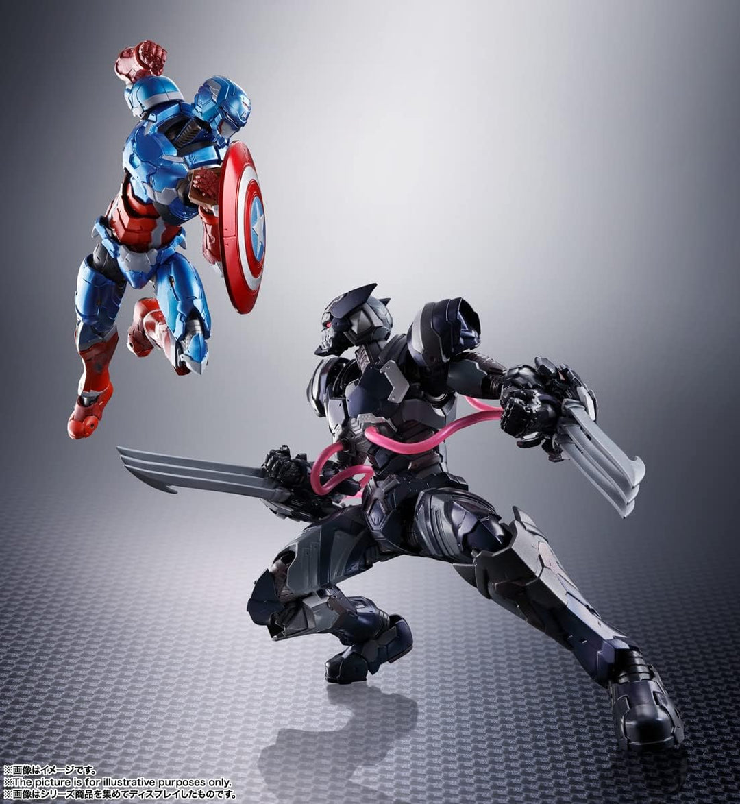 BANDAI S.H. Figuarts Tech-On Avengers - Venom Symbiote Wolverine Action Figure (BDIAV641656)