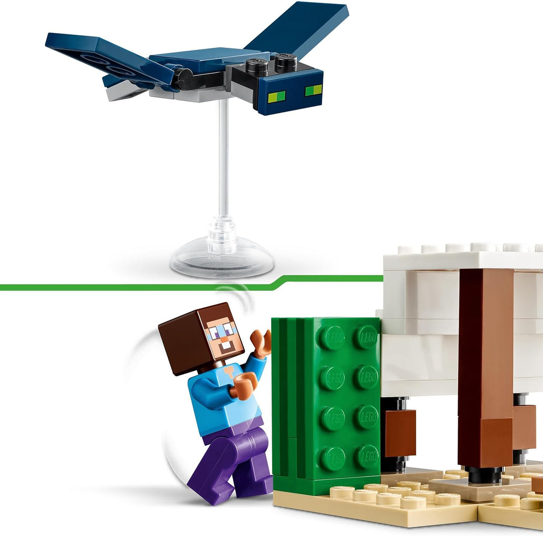 LEGO Minecraft Steve's Desert Expedition Building Set - Action Figure Playset for Kids 6+